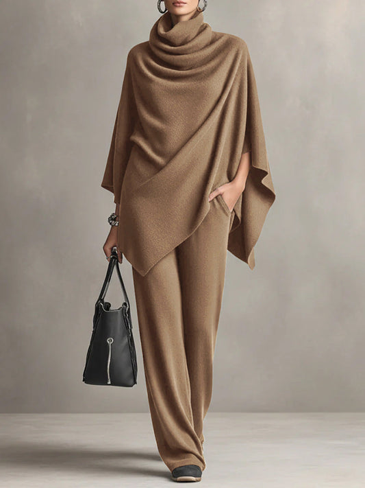 Diana | Elegant Drape Two Piece Set