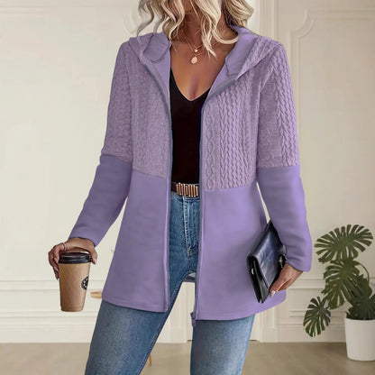 Valentina | Knitted Zip Hoodie