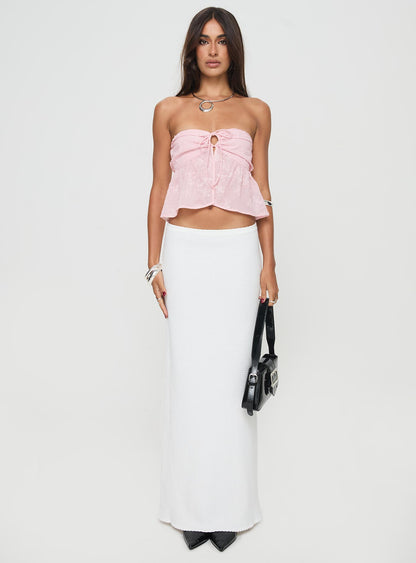 Naeva - Front-Knot Pink Top