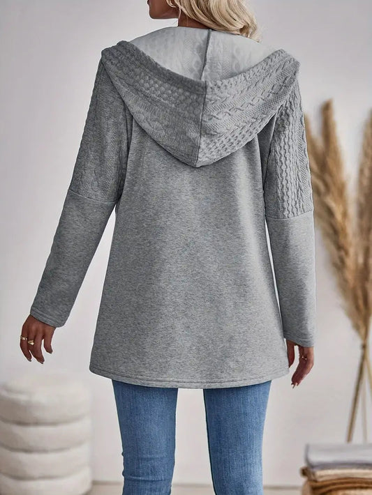 Valentina | Knitted Zip Hoodie
