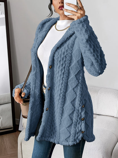 Jessica | Plush Hooded Cardigan