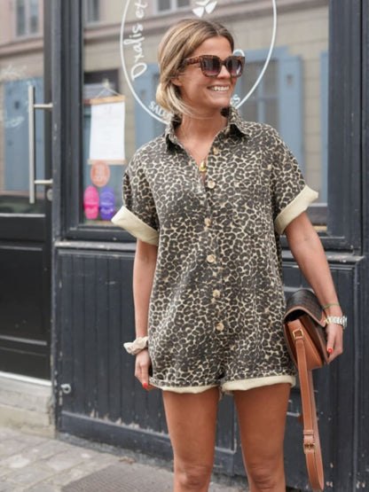Phaedra - Cheetah Jumpsuit
