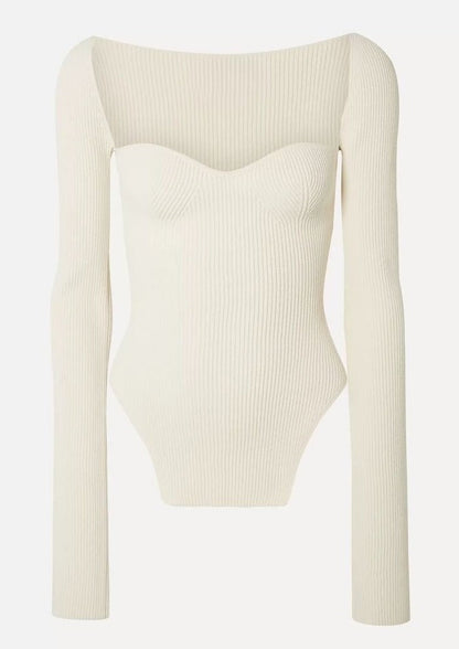Monroe - Square Neck Bodycon Top
