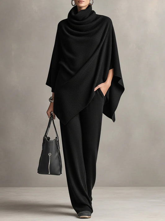 Diana | Elegant Drape Two Piece Set