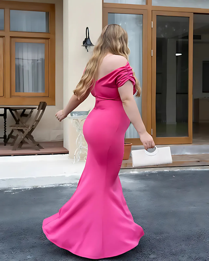 Off-Shoulder Bodycon Maxi Dress